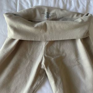 Brandy Melville tan flare pants